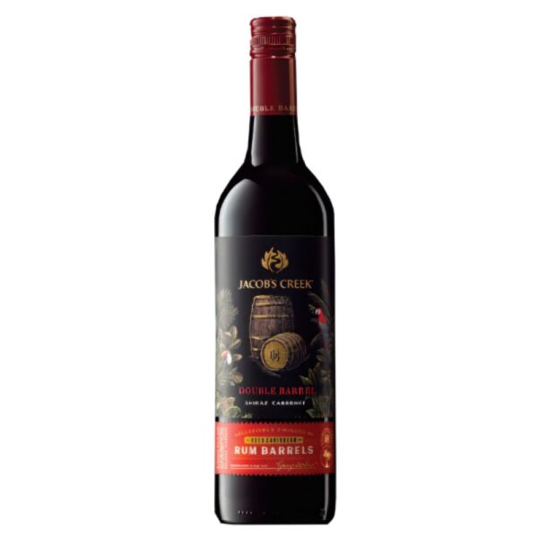 Jacob’s Creek Double Barrel Shiraz Cabernet Finished In Aged Caribbean Rum Barrels