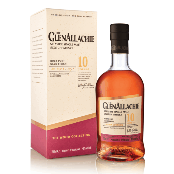 GlenAllachie 10 Year Old Ruby Port Cask Finish