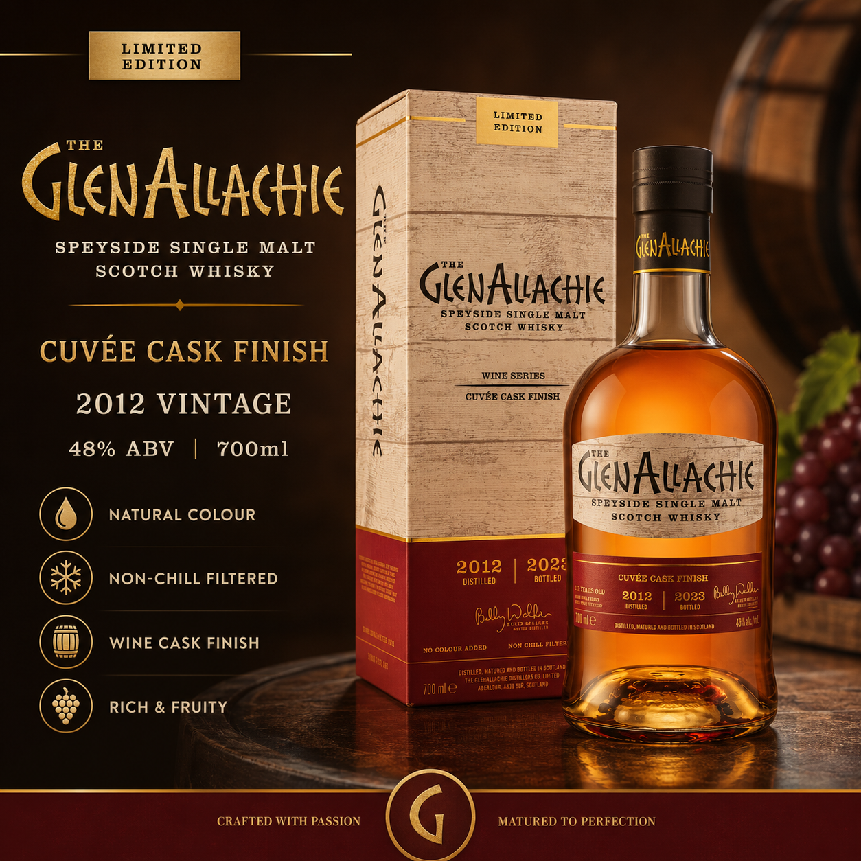 GlenAllachie 2012 Cuvée Cask Finish