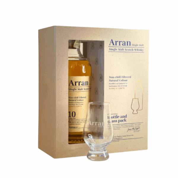 Arran 10 Year Old Bottle & Glass Pack