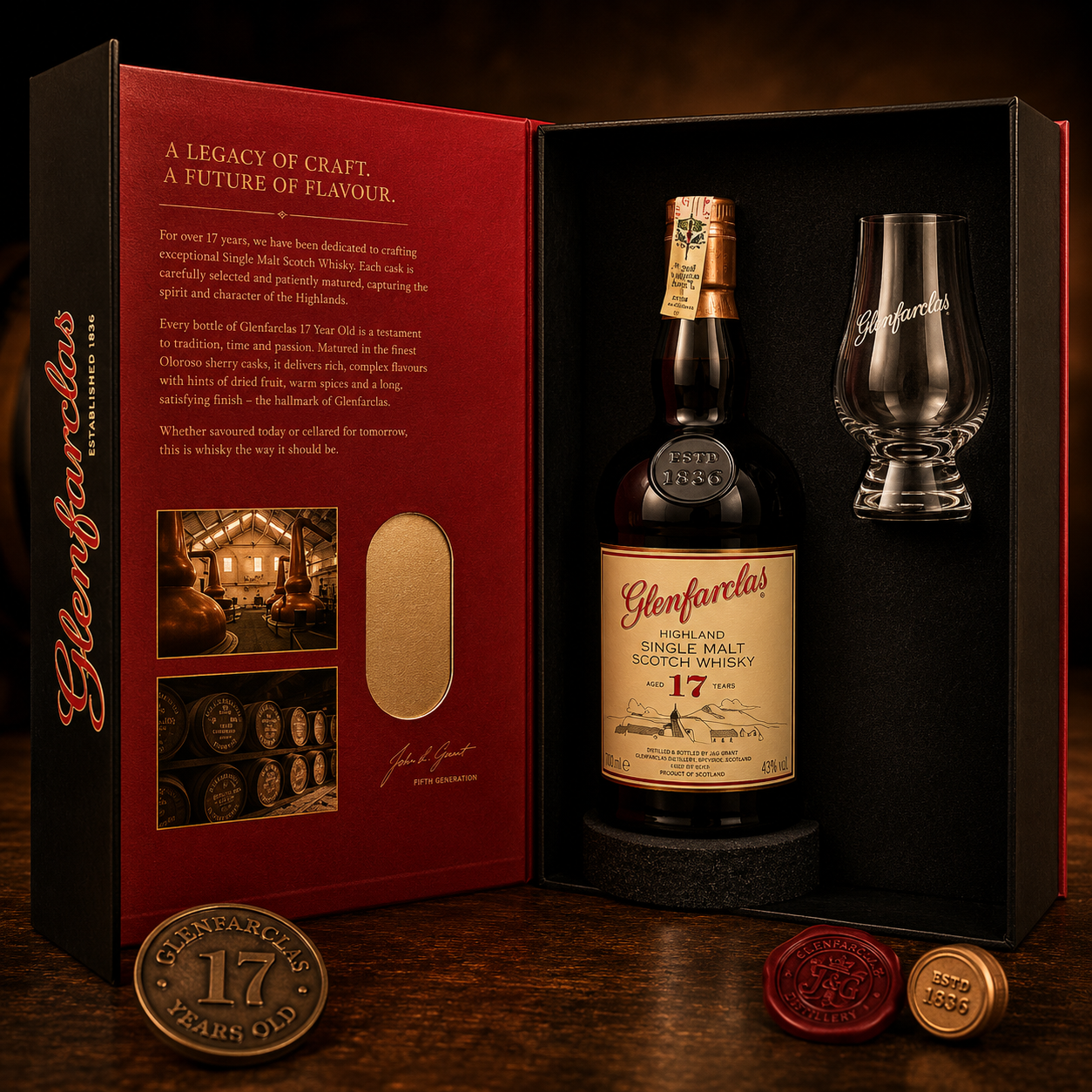 Glenfarclas 17 Year Old Gift Pack Glenfarclas 17 Year Old Gift Pack