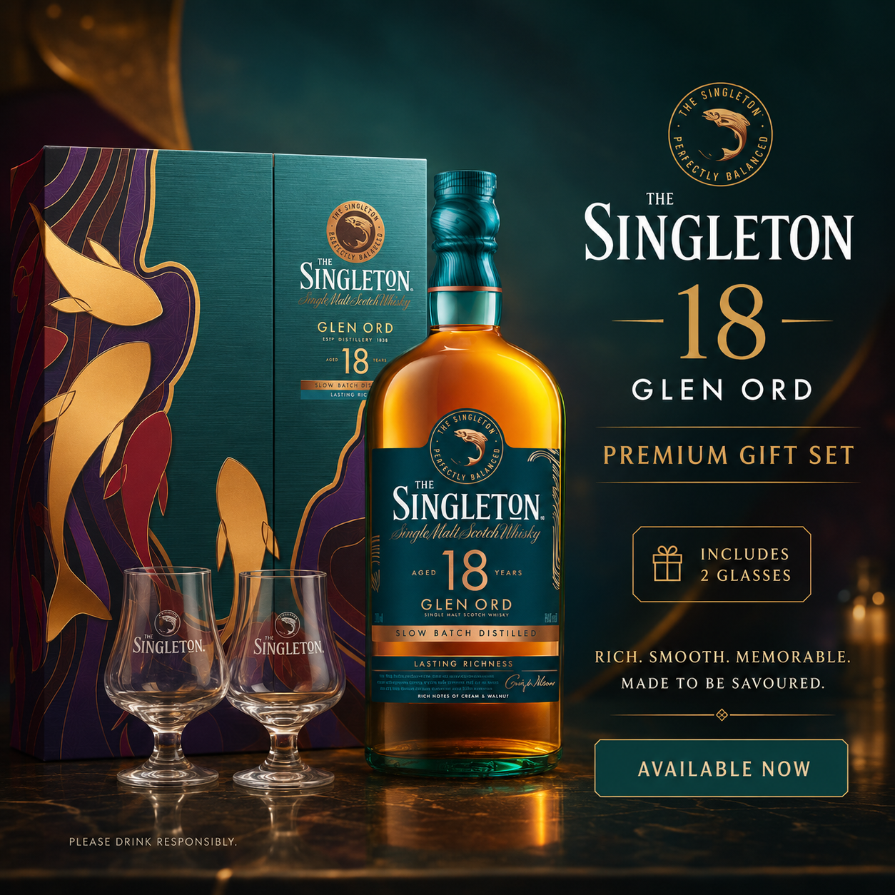 Singleton Glen Ord 18 Years Old Festival Gift Pack 2025