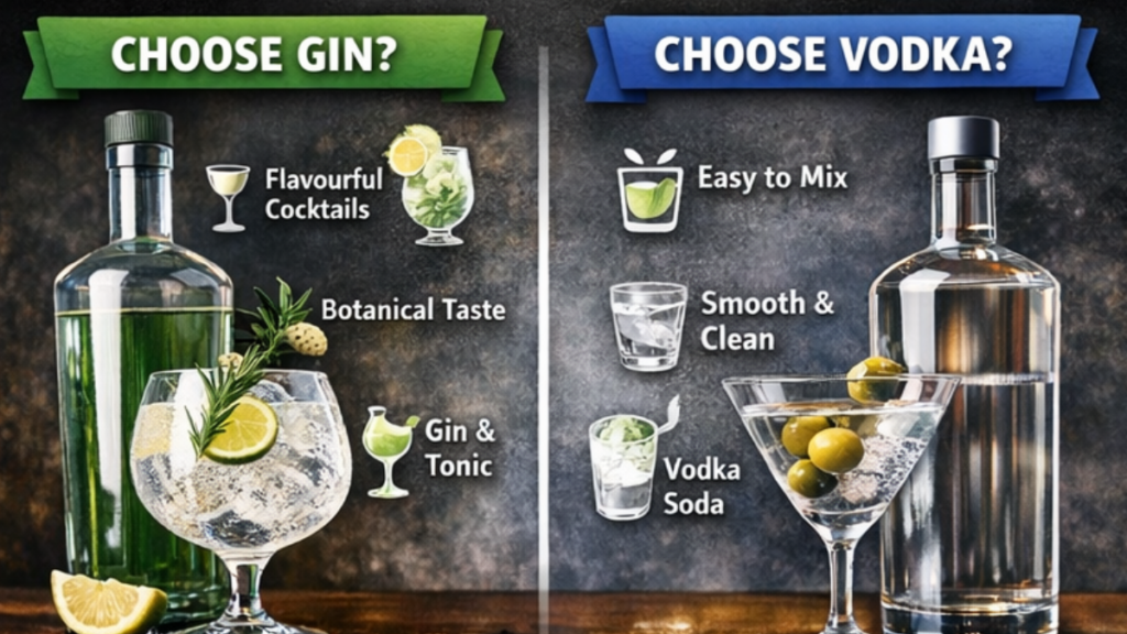 Gin vs Vodka