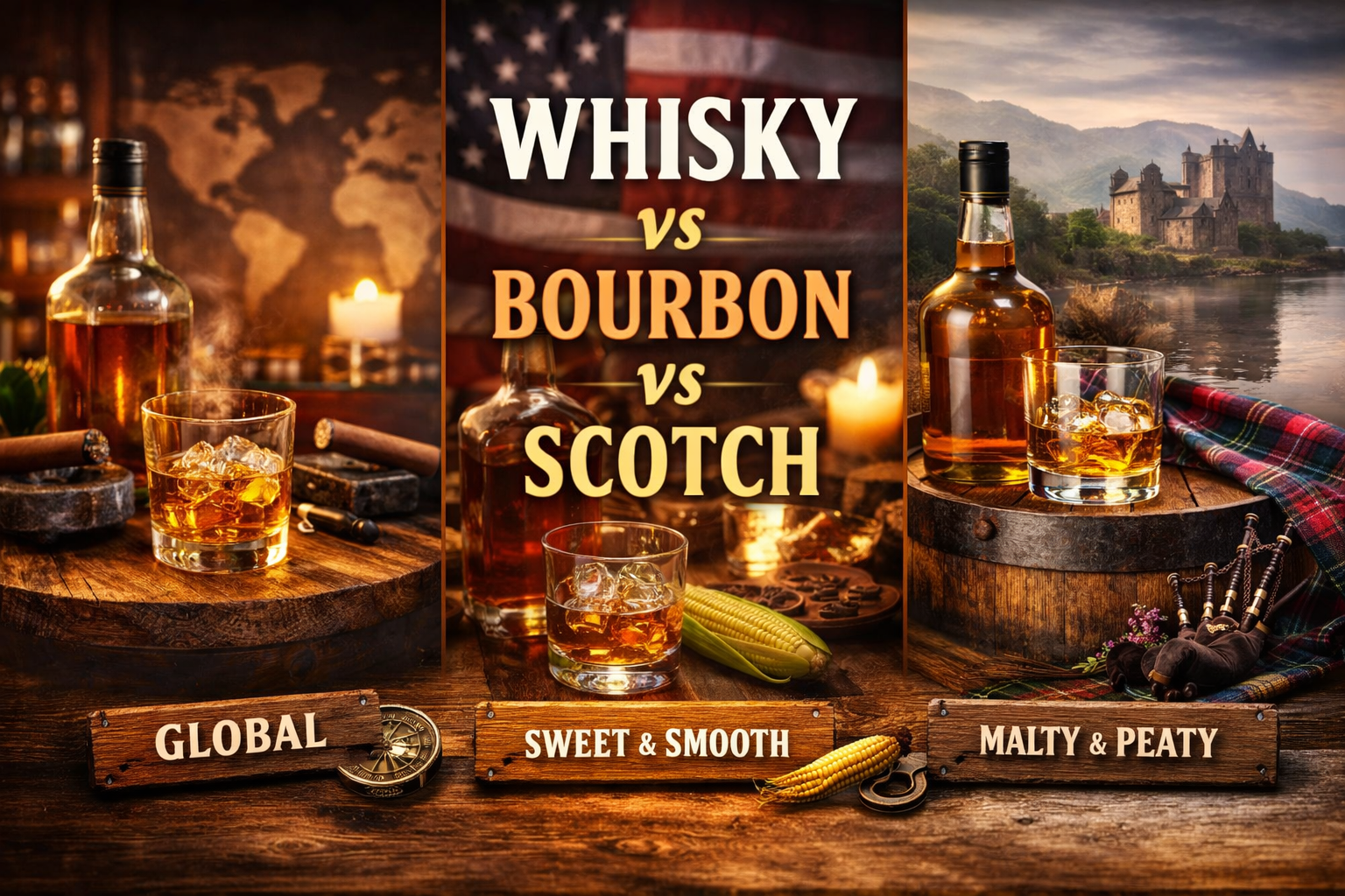 Whisky vs Bourbon vs Scotch What’s the Difference