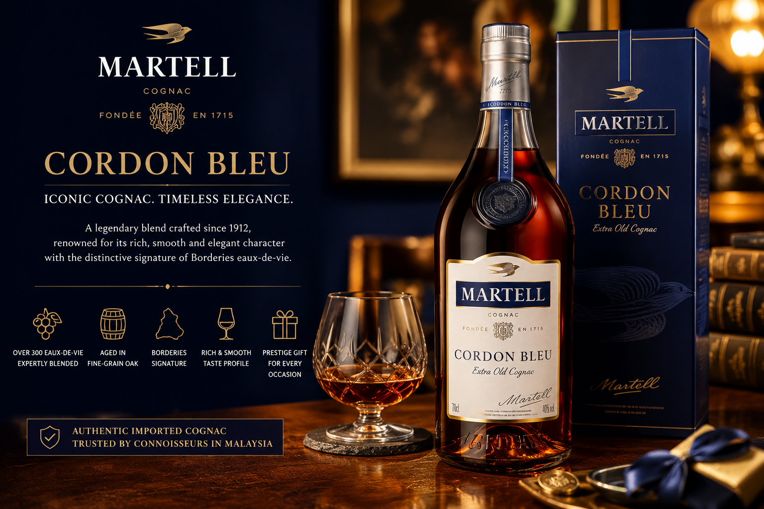 Martell Cordon Bleu Malaysia Taste, Price & Gift Guide