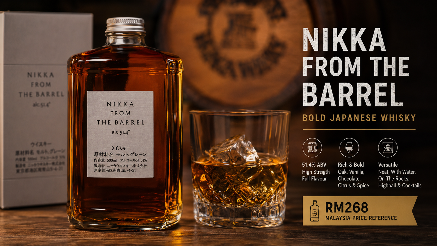 Nikka From The Barrel Whisky bottle in Malaysia placeholder image