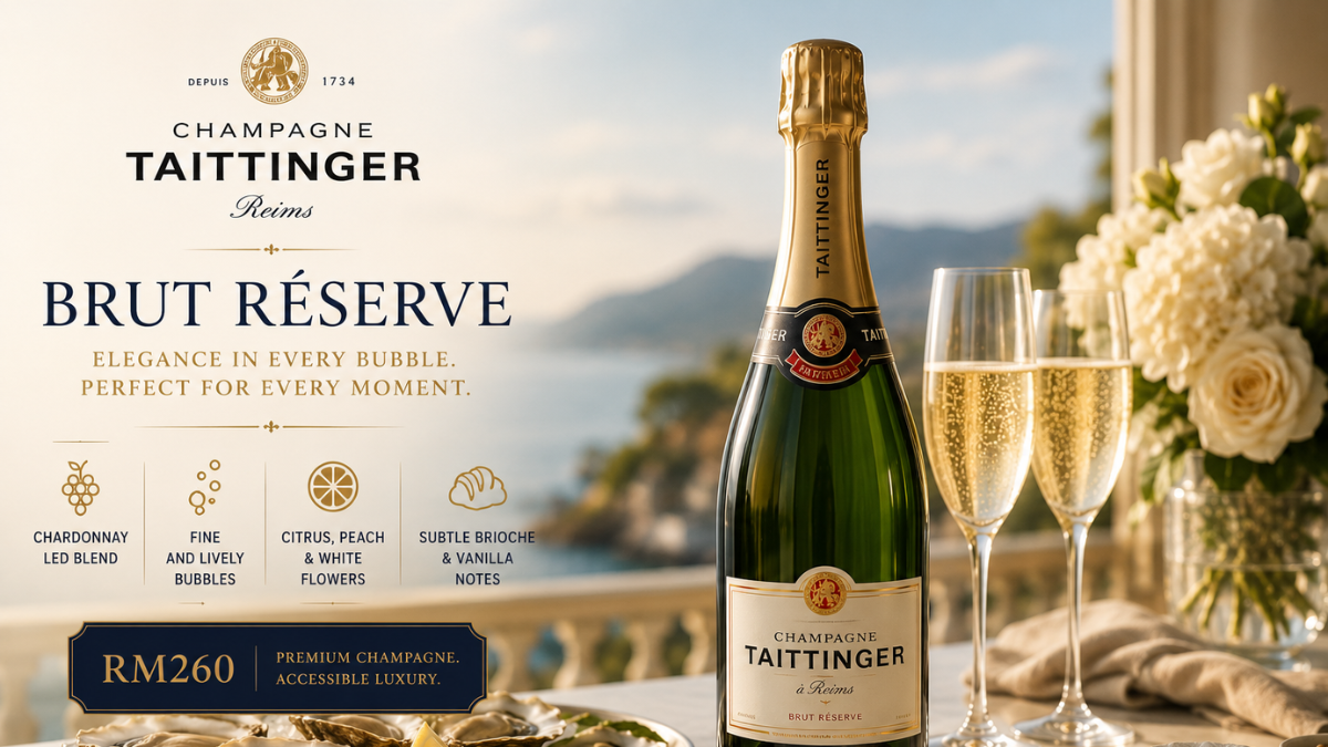 Taittinger Brut Reserve Malaysia