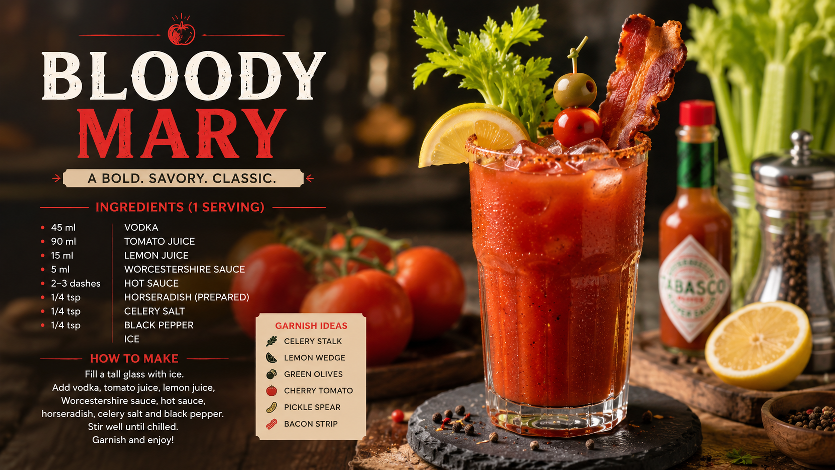 Bloody Mary recipe
