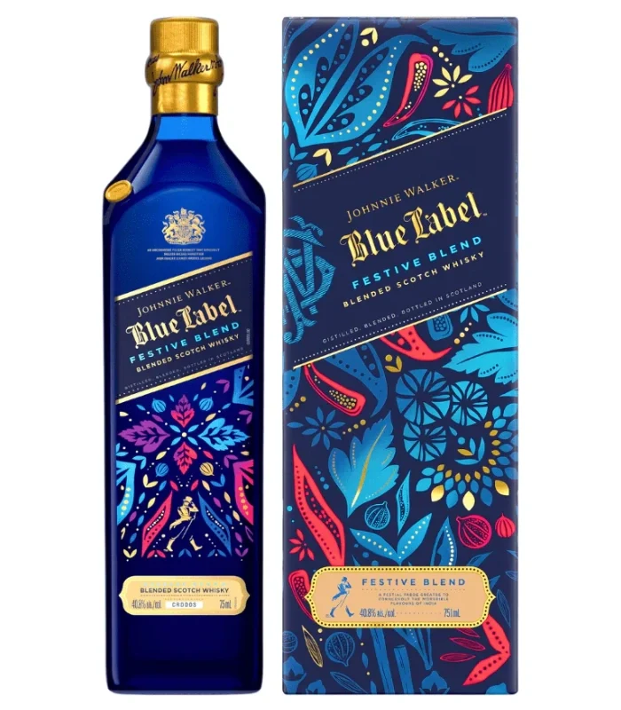 Johnnie Walker Blue Label Festive Blend Limited Edition Scotch Whisky