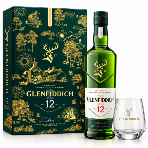Glenfiddich 12 Year Old Gift Pack