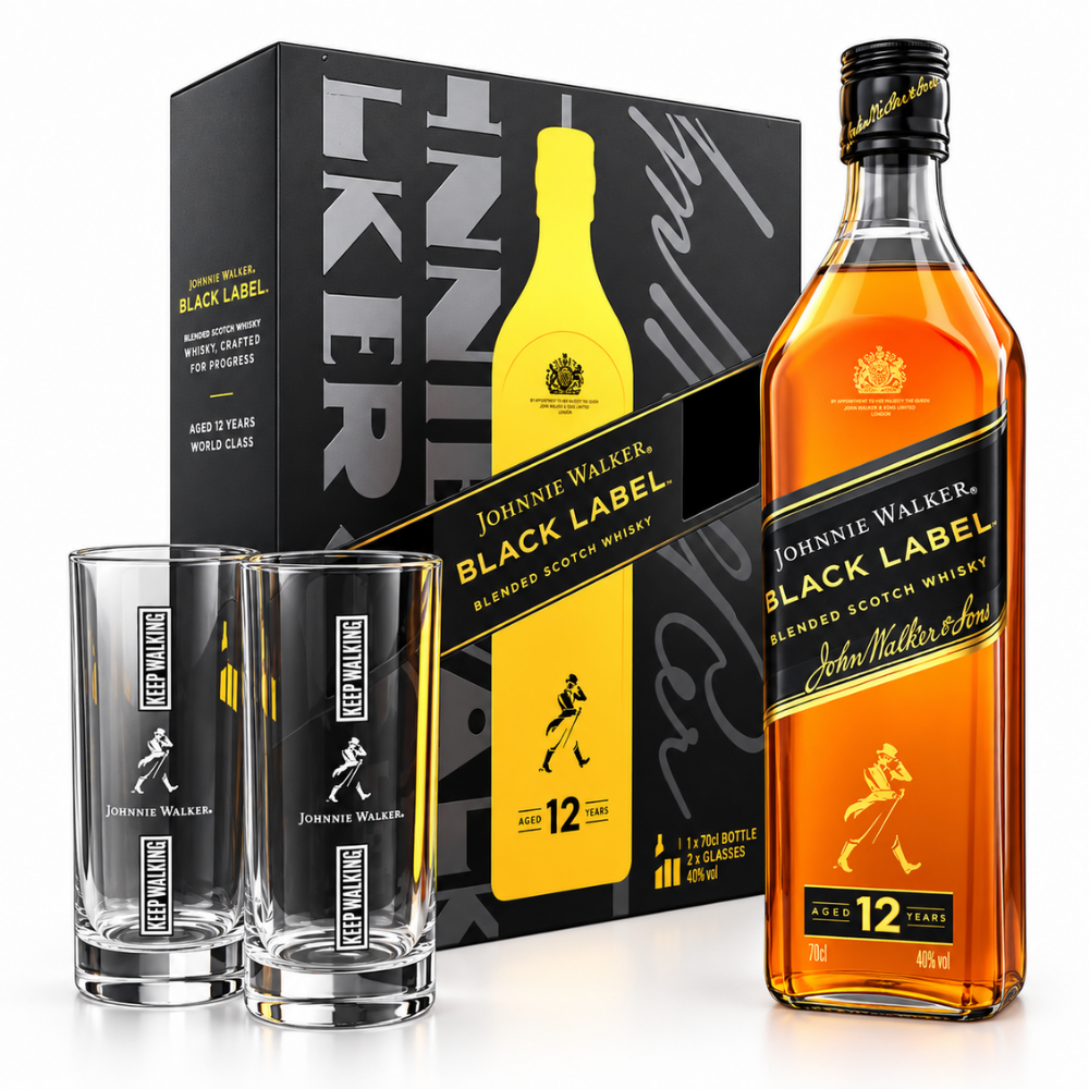 Johnnie Walker Black Label Gift Set