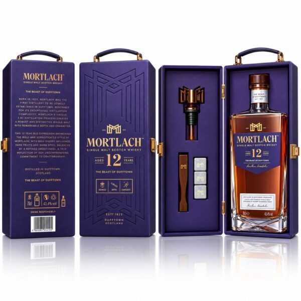 Mortlach 12 Year Old Festive Gift Pack 700ml with Whisky Accessories