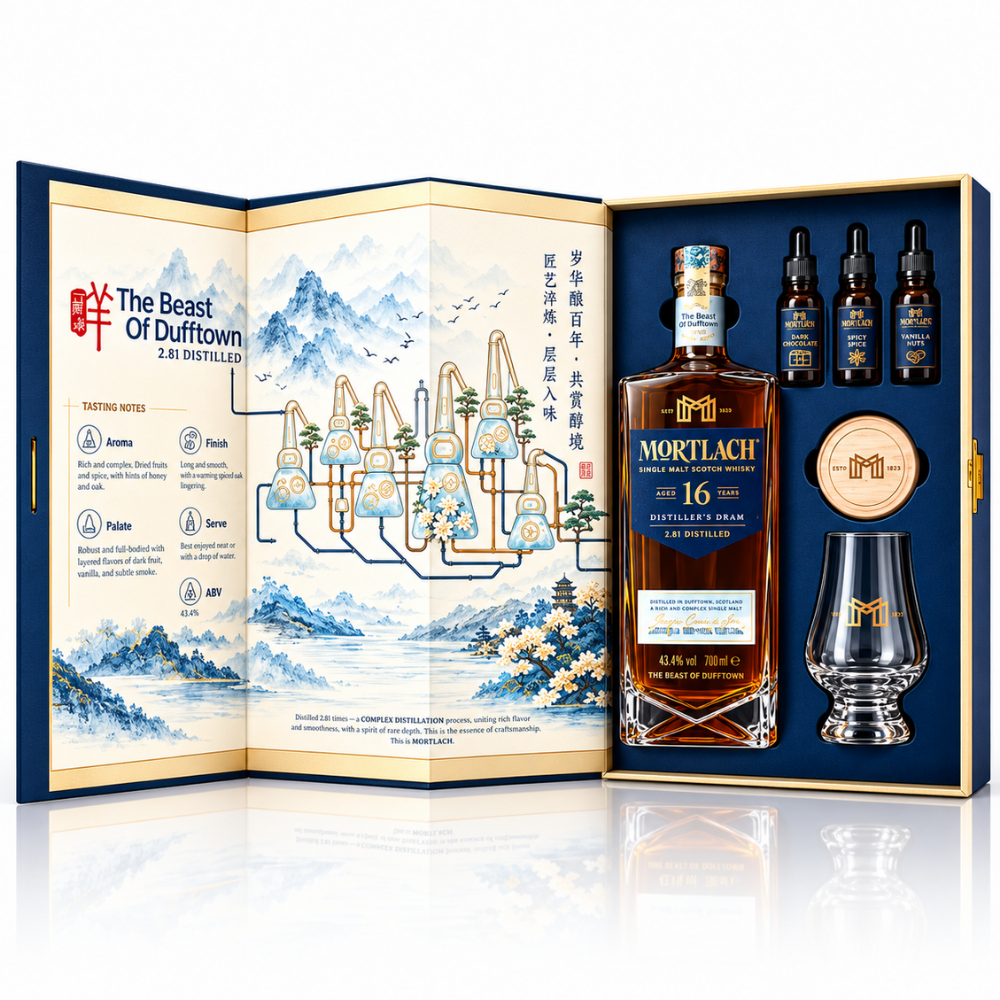 Mortlach 16 Year Old Gift Set 700ml with Tasting Glass