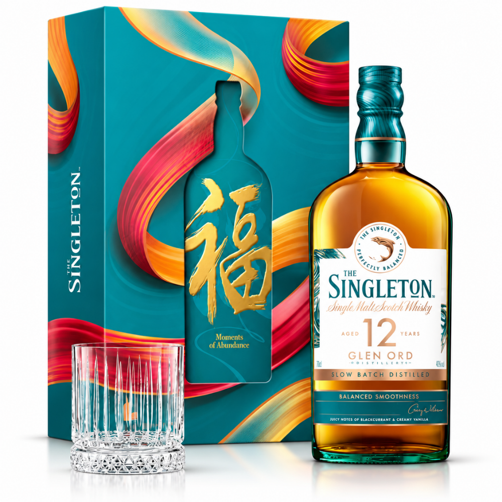 The Singleton Glen Ord 12 Year Old Gift Set 700ml with Glass